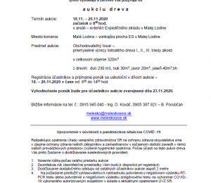 Aukcia dreva